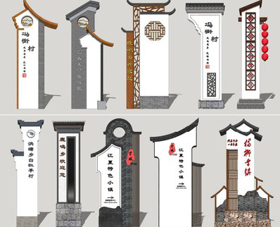 攸县美丽乡村标识标牌有哪些分类？