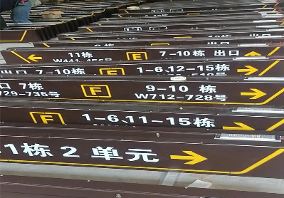 攸县广告标识中，常见的几种安装方式。